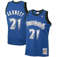 Men's Mitchell & Ness Kevin Garnett Blue Minnesota Timberwolves 2003/04 Hardwood Classics Swingman Jersey