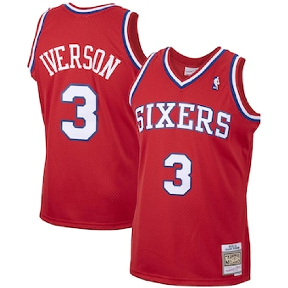 Men's Mitchell & Ness Allen Iverson Philadelphia 76ers 2002/03 Hardwood Classics Swingman Jersey
