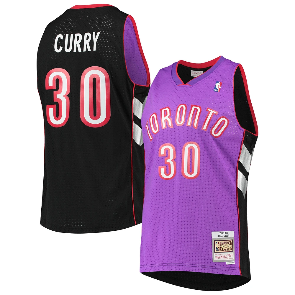 Men's Mitchell & Ness Dell Curry Purple Toronto Raptors 1999/00 Hardwood Classics Swingman Jersey