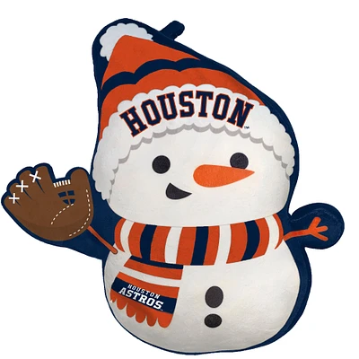 Houston Astros Holiday Snowman Plushlete Pillow