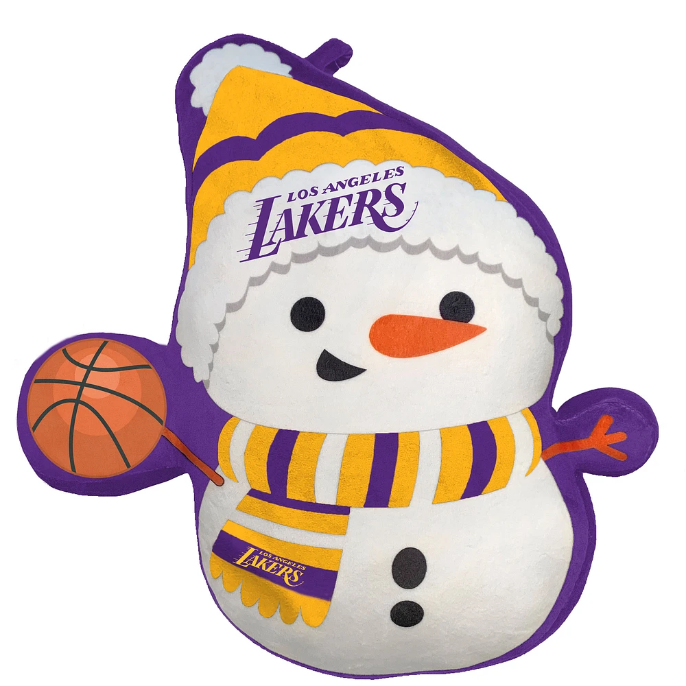 Los Angeles Lakers Holiday Snowman Plushlete Pillow