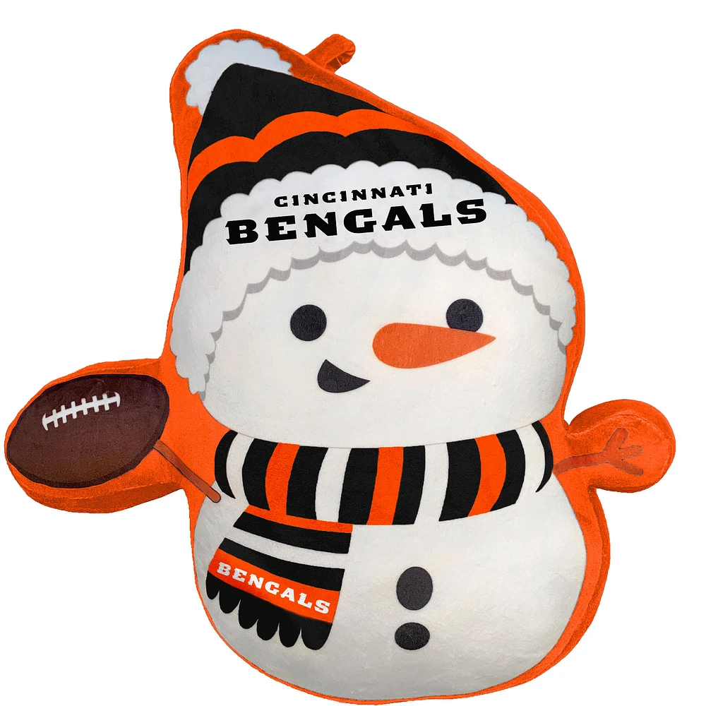 Cincinnati Bengals Holiday Snowman Plushlete Pillow