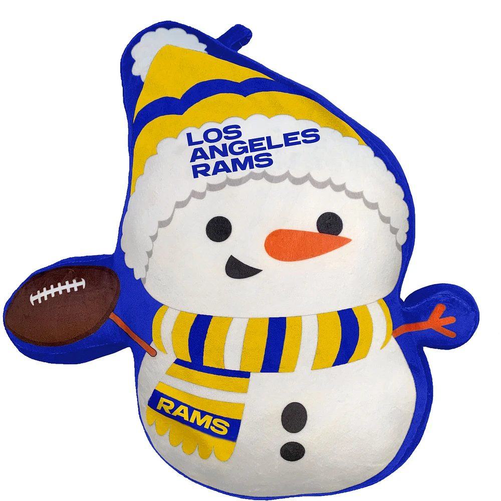 Los Angeles Rams Holiday Snowman Plushlete Pillow