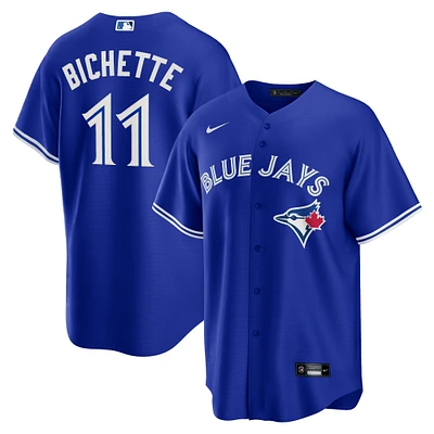 Men's Nike Bo Bichette Rush Blue Toronto Jays Alternate 2 Replica Jersey