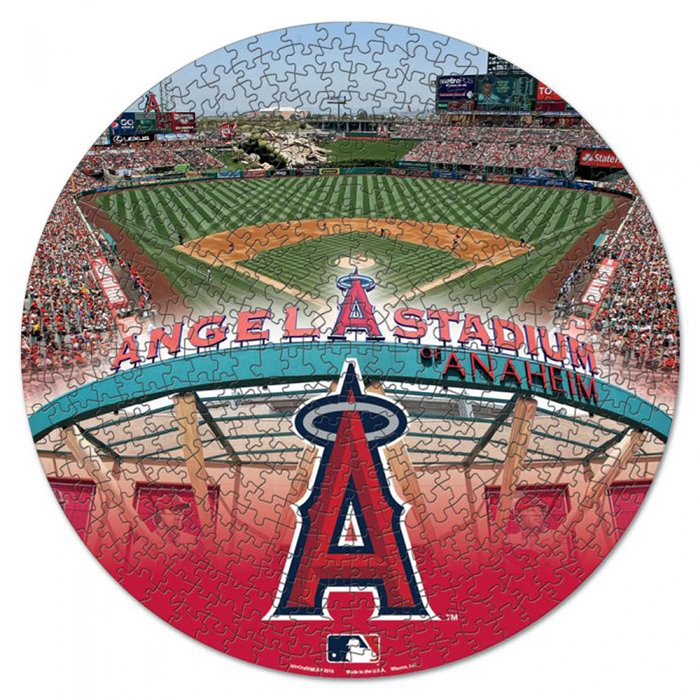WinCraft Los Angeles Angels Round 500-Piece Puzzle