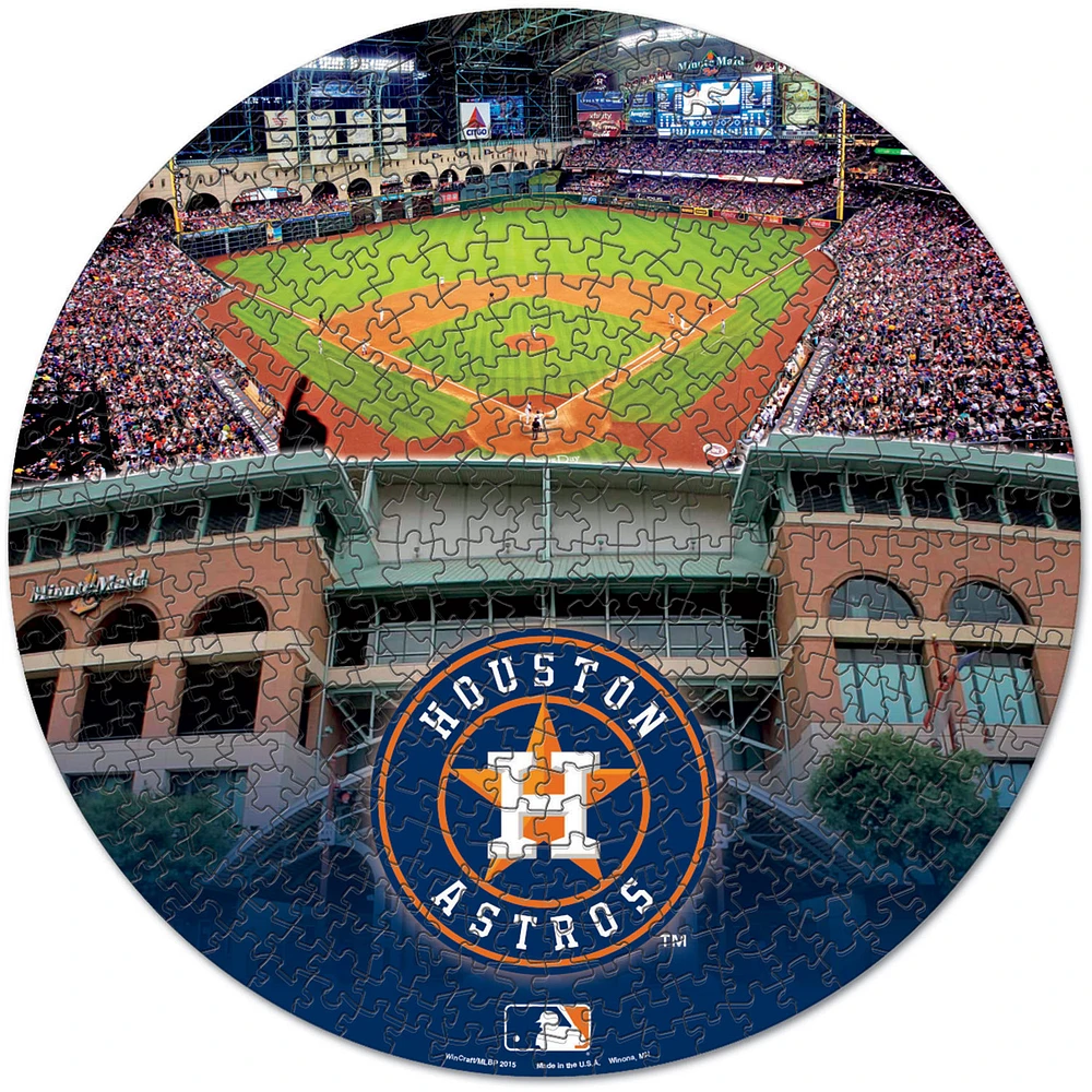 WinCraft Houston Astros Round 500-Piece Puzzle