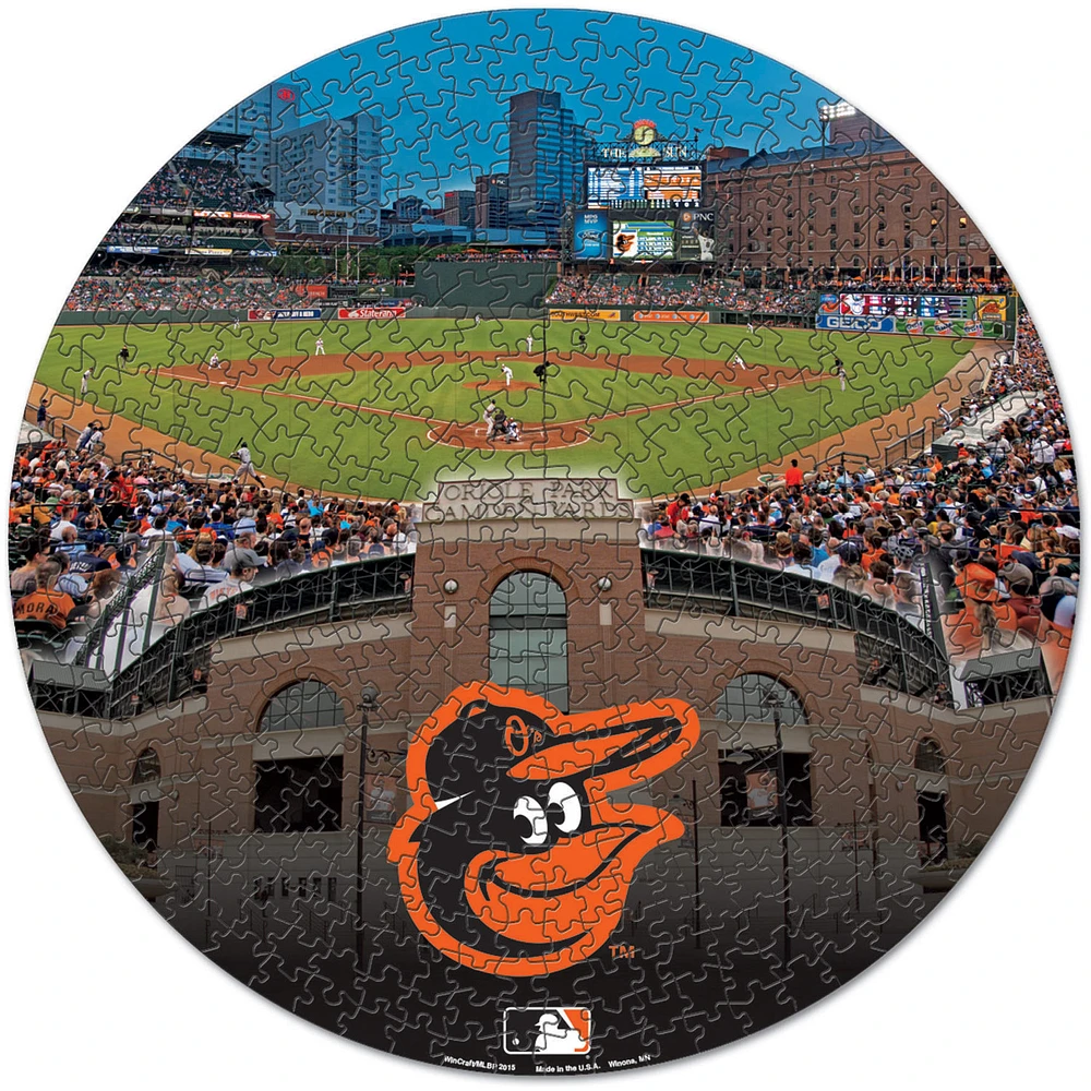 WinCraft Baltimore Orioles Round 500-Piece Puzzle