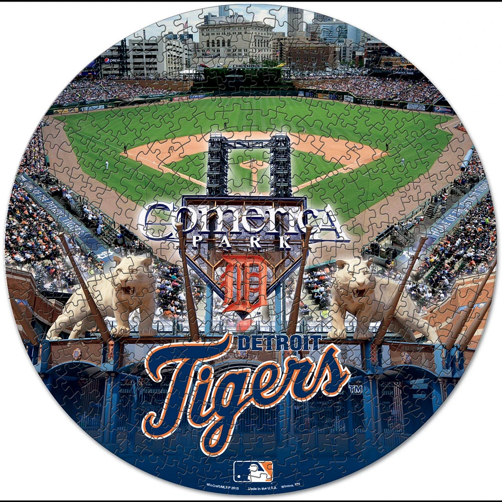 WinCraft Detroit Tigers Round 500-Piece Puzzle