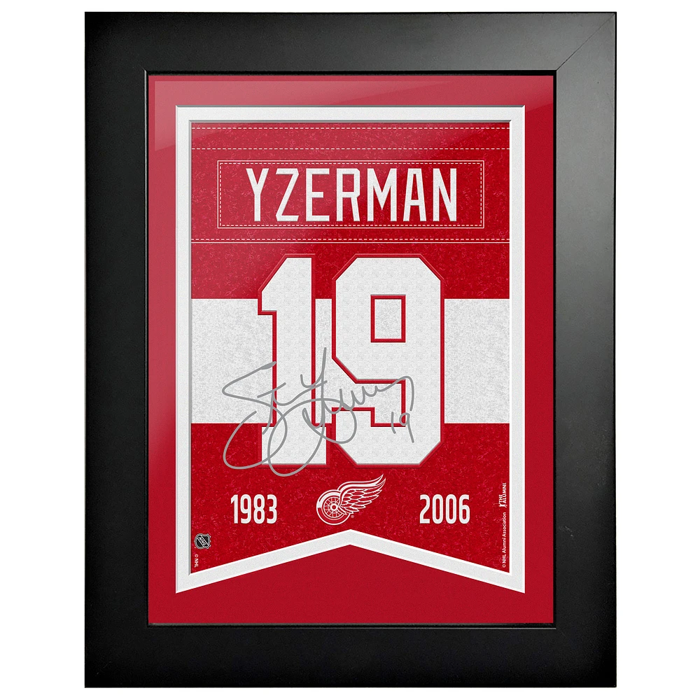 Steve Yzerman Detroit Red Wings 12" x 16" Framed Player Number Replica Plaque