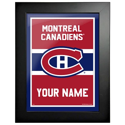 Montreal Canadiens 12" x 16" Team Personalized Picture Frame
