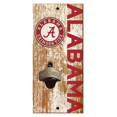 Alabama Crimson Tide Distressed Bottle Opener