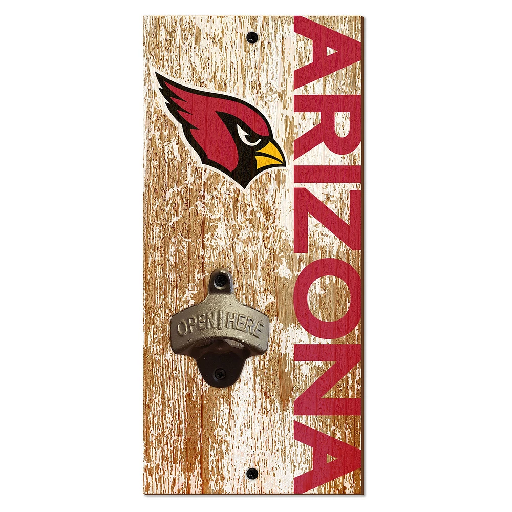 Arizona Cardinals Distressed Bottle Opener