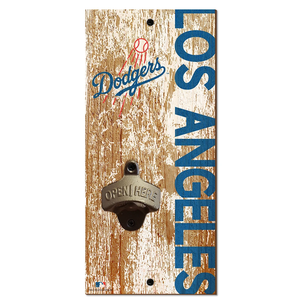 Los Angeles Dodgers Distressed Bottle Opener