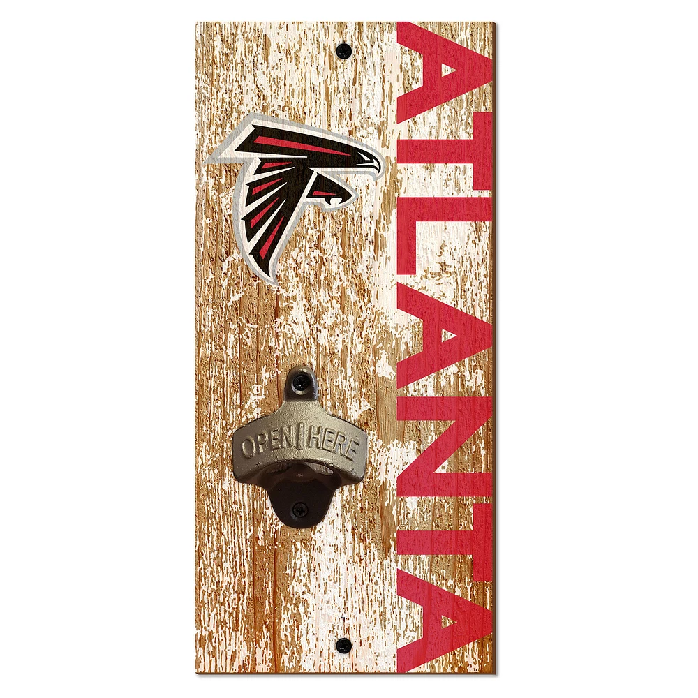 Atlanta Falcons Distressed Bottle Opener