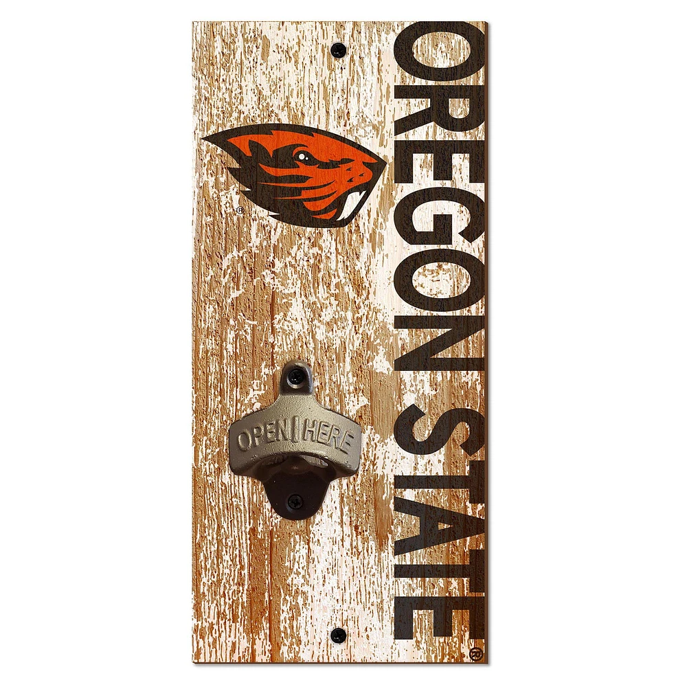 Oregon State Beavers Distressed Bottle Opener