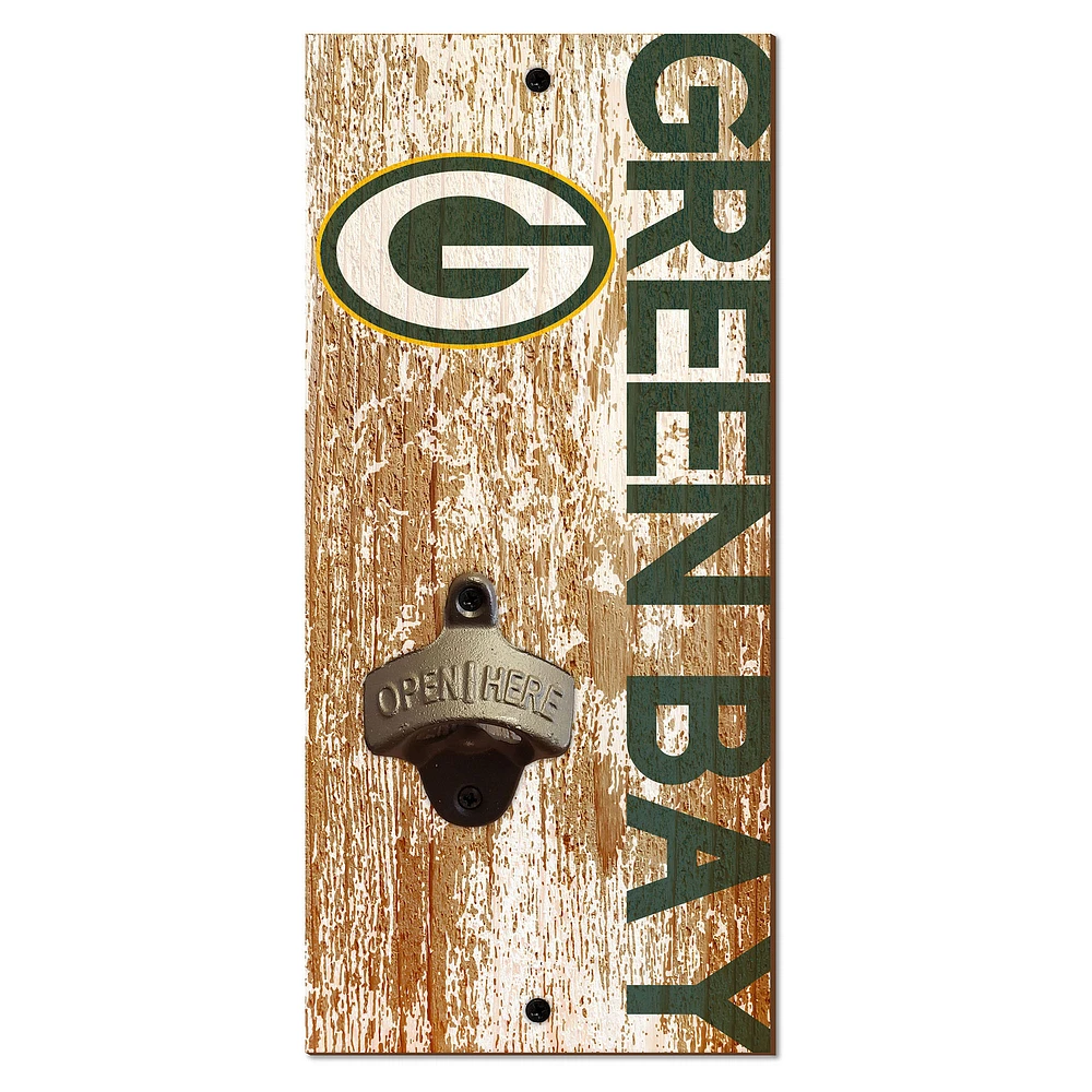Green Bay Packers Distressed Bottle Opener
