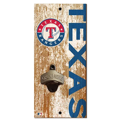 Texas Rangers Distressed Bottle Opener