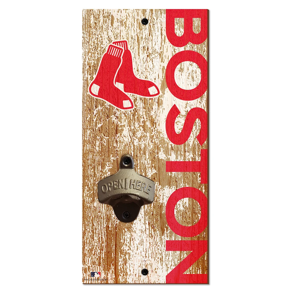 Boston Red Sox Distressed Bottle Opener