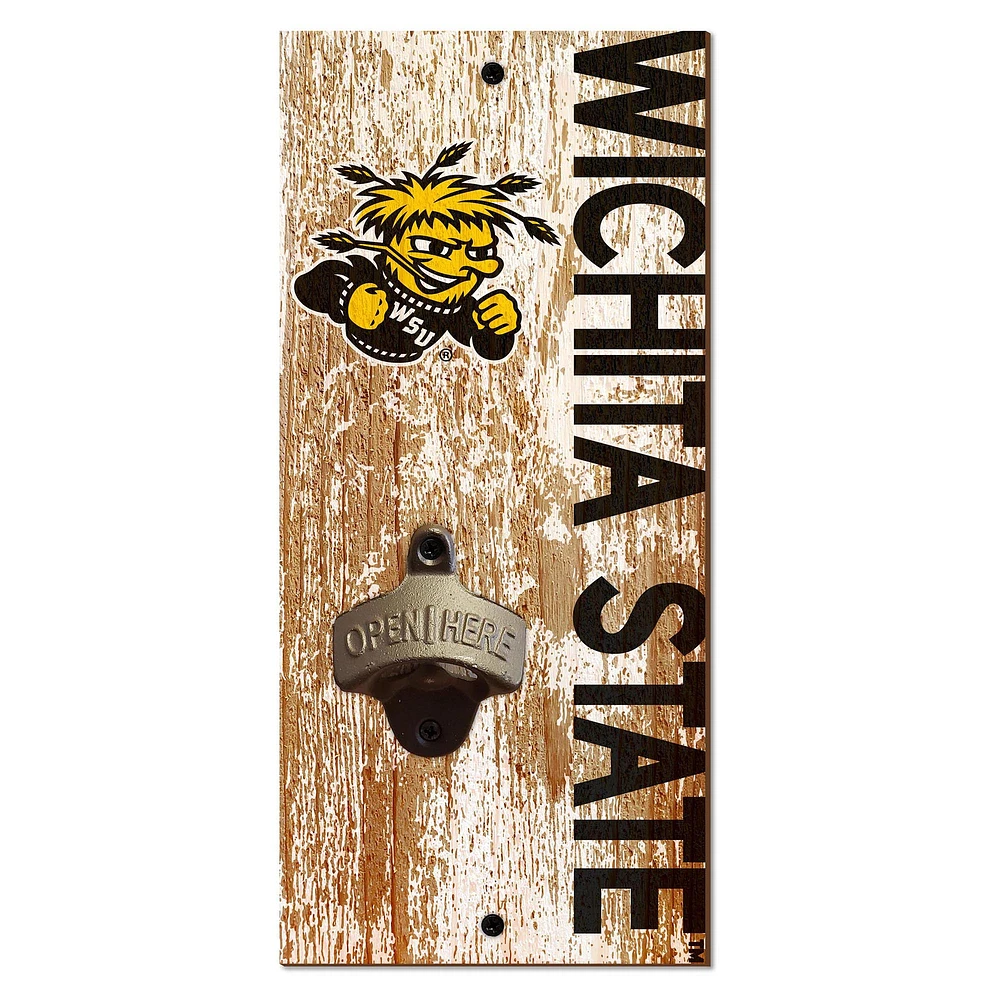 Wichita State Shockers Distressed Bottle Opener