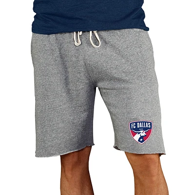 Men's Concepts Sport Gray FC Dallas Mainstream Terry Tri-Blend Shorts