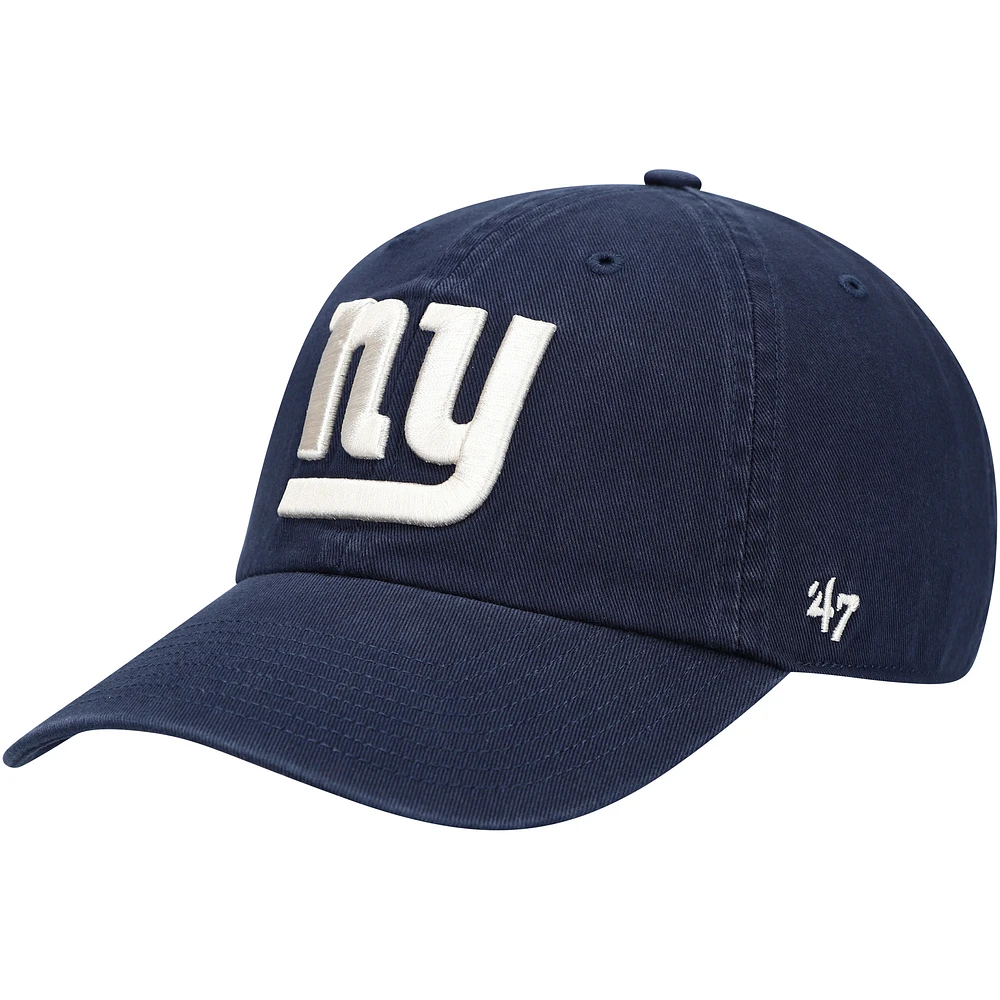 Men's '47 Navy New York Giants Clean Up Legacy Adjustable Hat