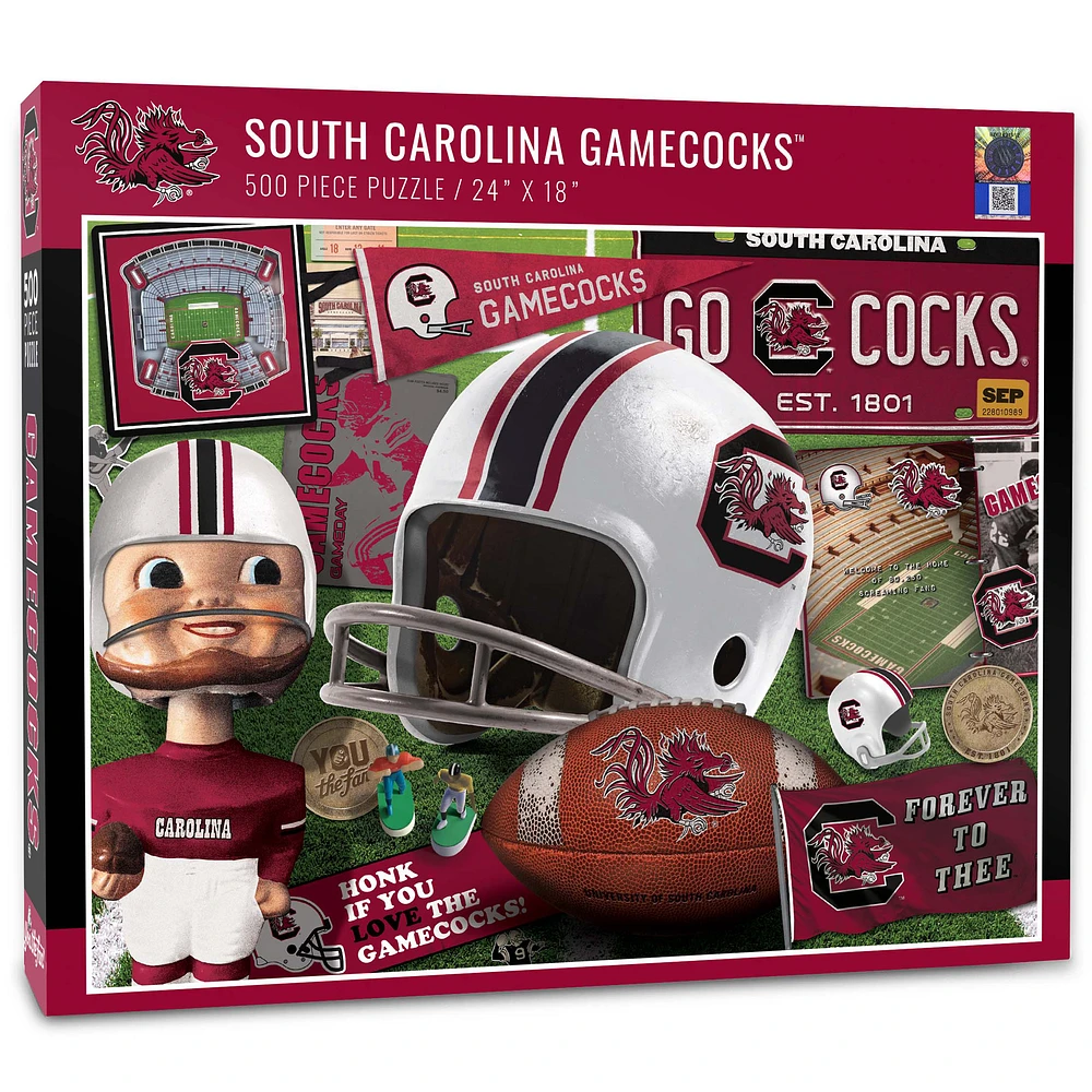 South Carolina Gamecocks 500-Piece Retro Series Puzzle