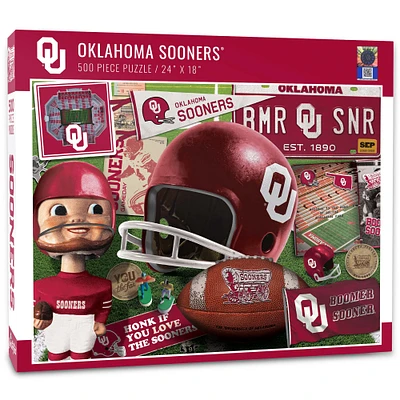 Oklahoma Sooners 500-Piece Retro Series Puzzle
