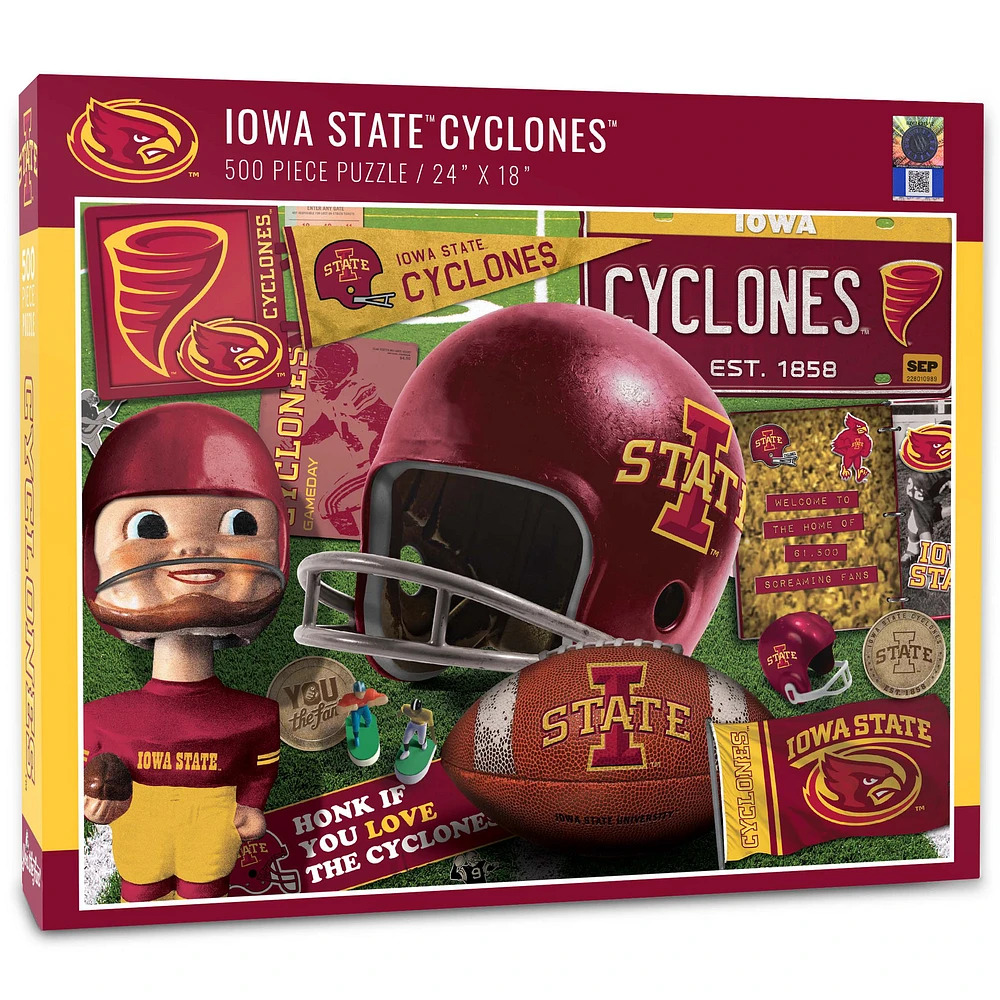 Iowa State Cyclones 500-Piece Retro Series Puzzle