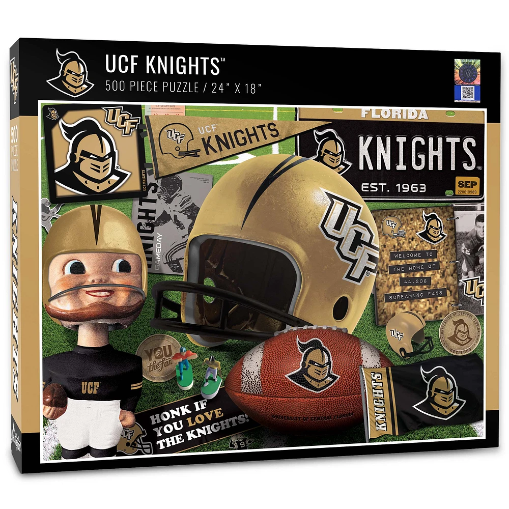 UCF Knights 500-Piece Retro Series Puzzle