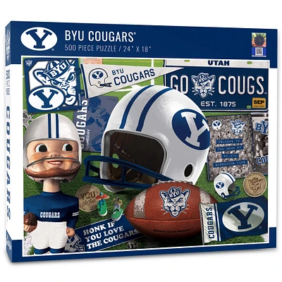 BYU Cougars 500-Piece Retro Series Puzzle
