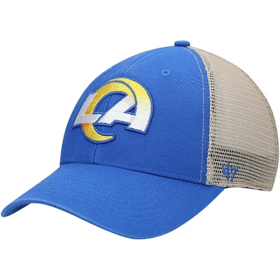 Men's '47 Royal/Natural Los Angeles Rams Flagship Logo MVP Snapback Hat