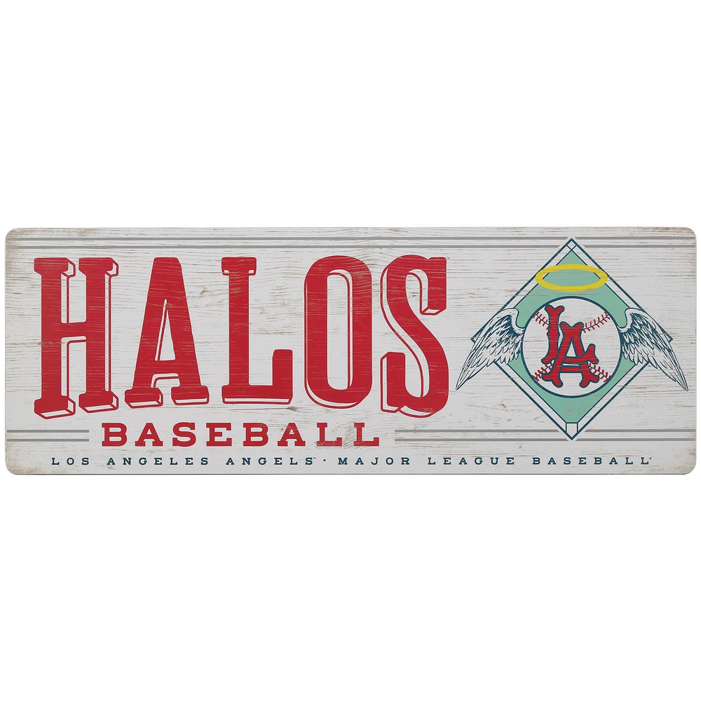 Los Angeles Angels 10" x 28" Traditions Wood Sign