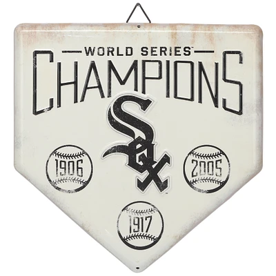 Chicago White Sox 12" x 12" World Series Home Plate Metal Sign