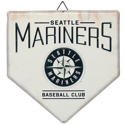 Seattle Mariners 12" x 12" World Series Home Plate Metal Sign