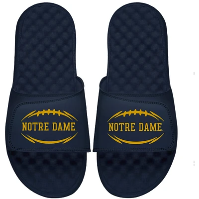 Men's ISlide Navy Notre Dame Fighting Irish Football Logo Slide Sandals