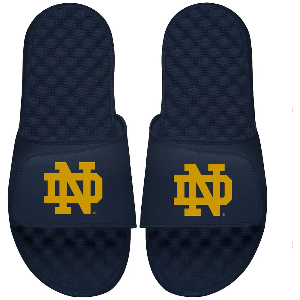 Youth ISlide Navy Notre Dame Fighting Irish Primary Logo Slide Sandals