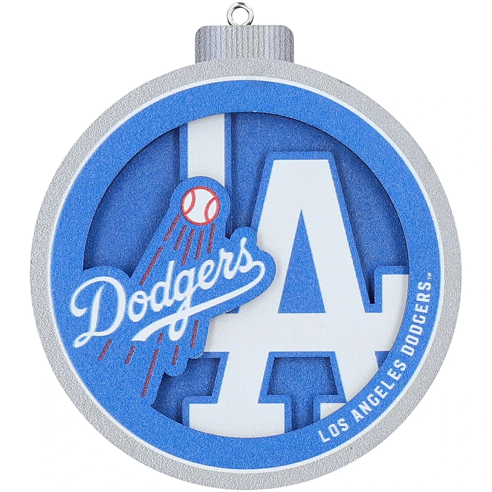 Los Angeles Dodgers 3D Logo Series Ornament