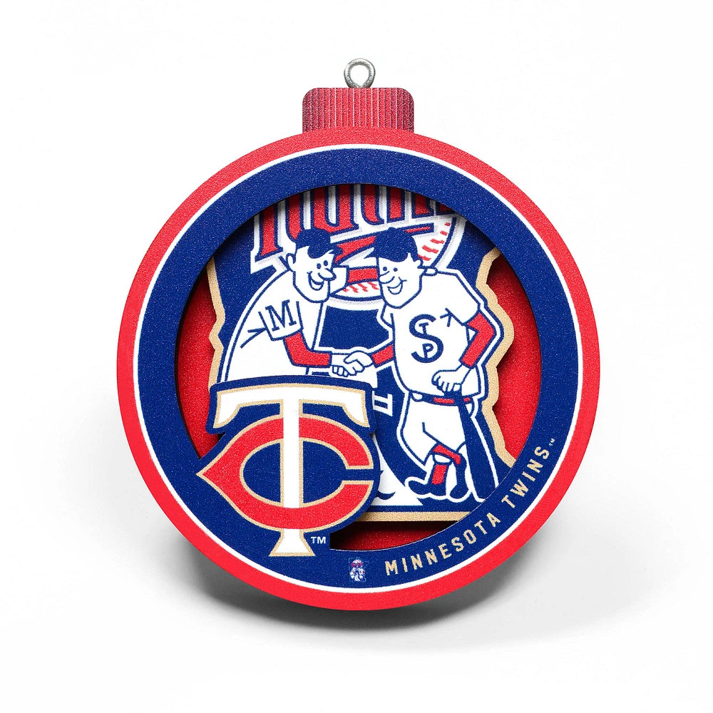 Minnesota Twins 3D Logo Series Ornament