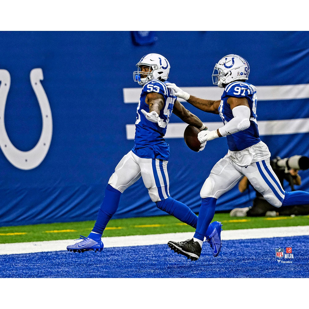 Shaquille Leonard Indianapolis Colts Fanatics Authentic Unsigned Interception Photograph