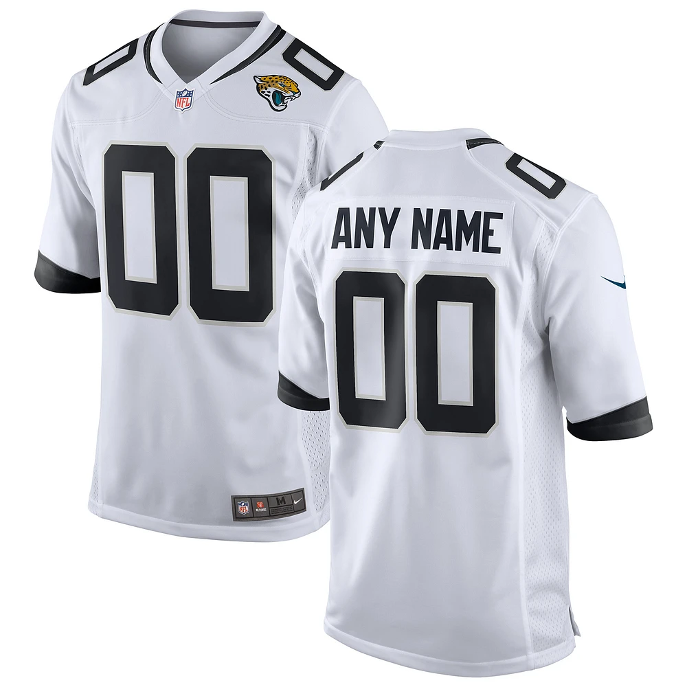 Men's Nike White Jacksonville Jaguars Custom Game Jersey