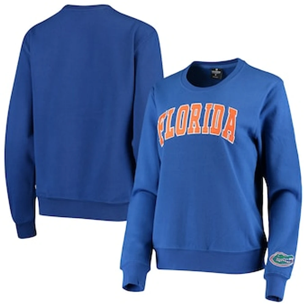 Women's Colosseum Royal Florida Gators Campanile Pullover Sweatshirt