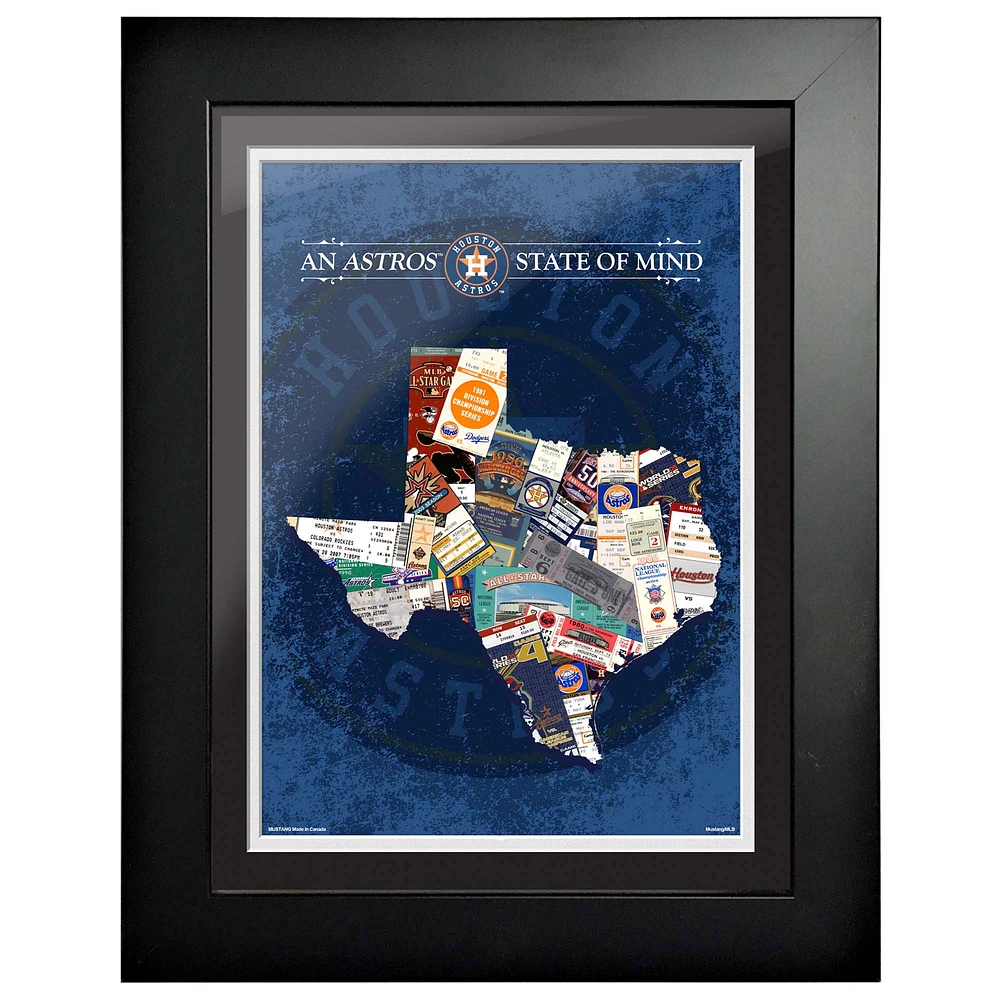 Houston Astros 12'' x 16'' State of Mind Wall Art