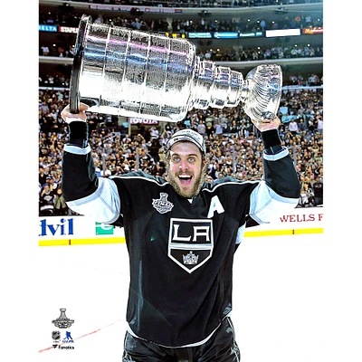 Anze Kopitar Los Angeles Kings Unsigned 2014 Stanley Cup Champions Raising Photograph