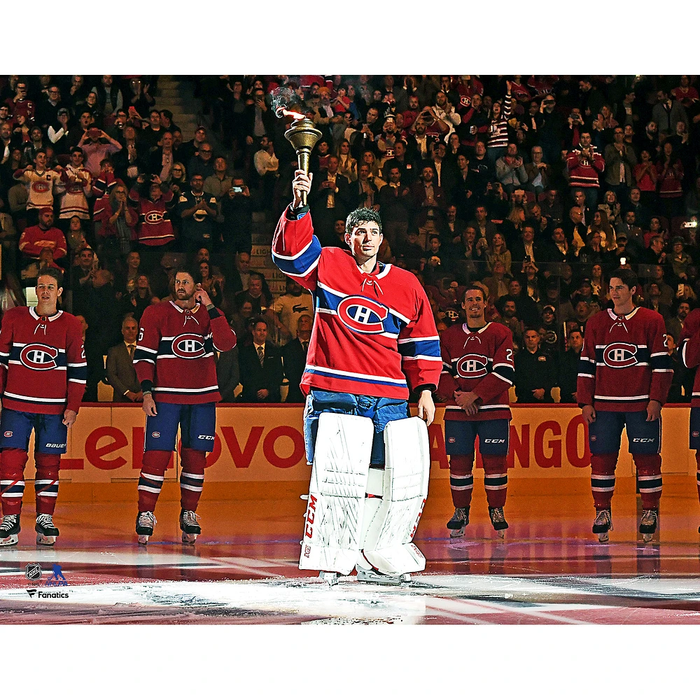 Carey Price Montreal Canadiens Unsigned Pregame Ceremony Photograph