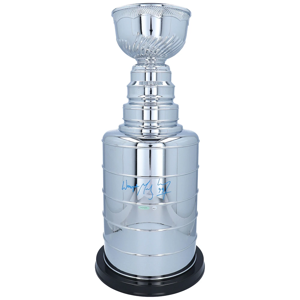 Wayne Gretzky Edmonton Oilers Autographed 2' Replica Stanley Cup Trophy - Upper Deck
