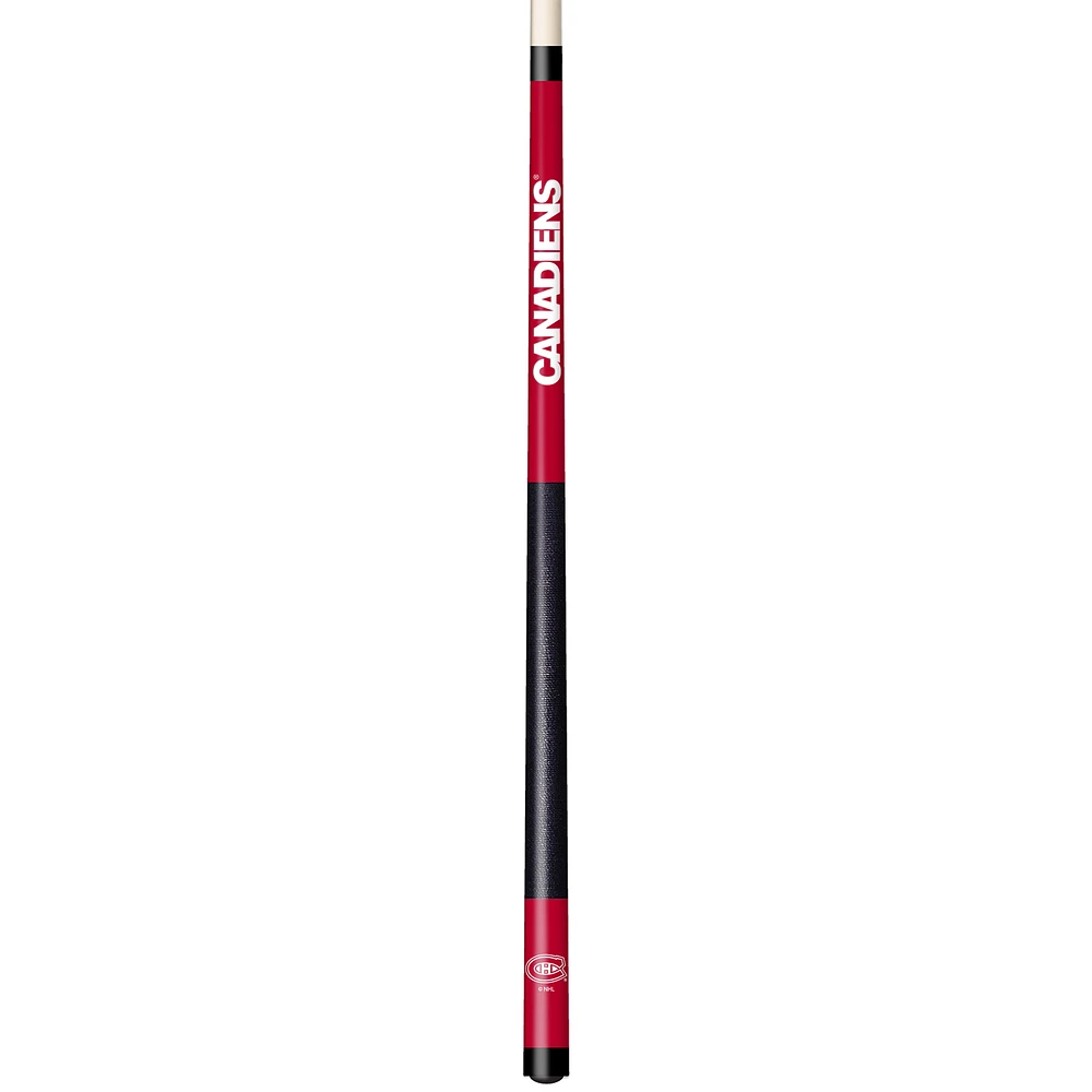 Imperial Montreal Canadiens Team Color Laser-Etched Cue Stick