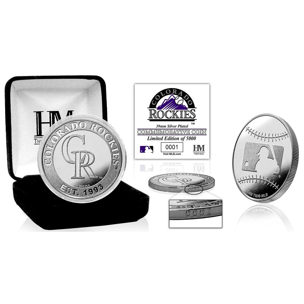 Highland Mint Colorado Rockies Silver Mint Coin