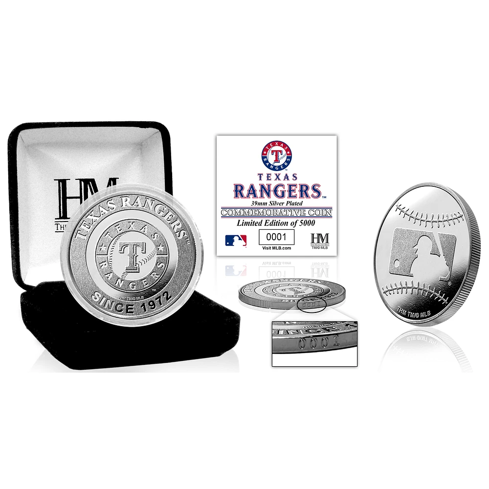 Highland Mint Texas Rangers Silver Mint Coin