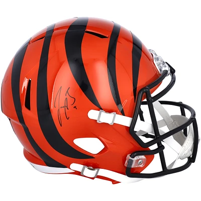 Joe Burrow Cincinnati Bengals Autographed Riddell Speed Replica Helmet