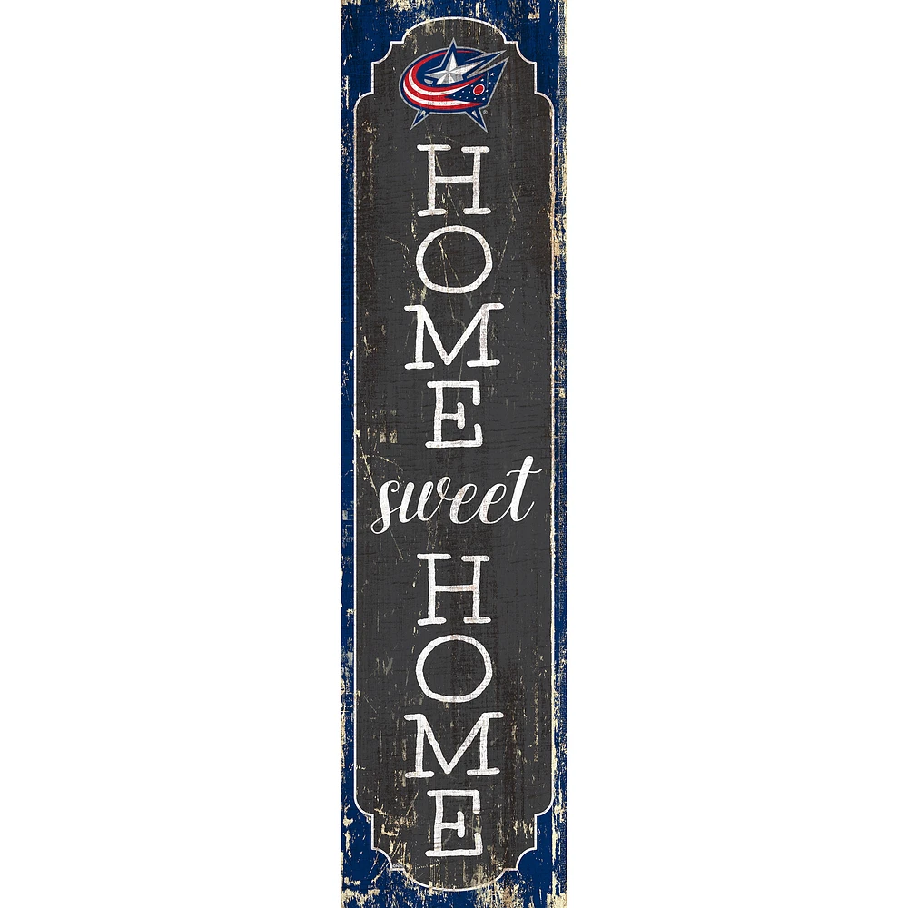 Columbus Blue Jackets 24" Home Sweet Home Leaner Sign